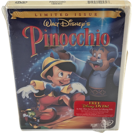 Pinocchio DVD Disney Gold Classic Collection VF Import US Région 1 -  2000 Neuf