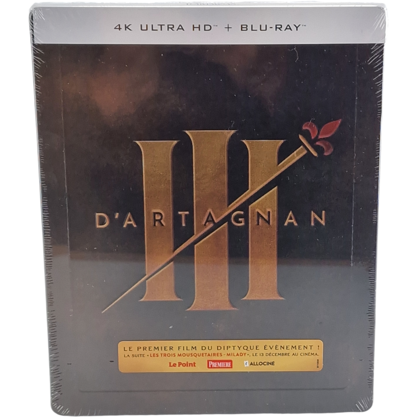 Les Trois Mousquetaires: D'Artagnan SteelBook Débossé 4K Ultra HD + Blu-ray B