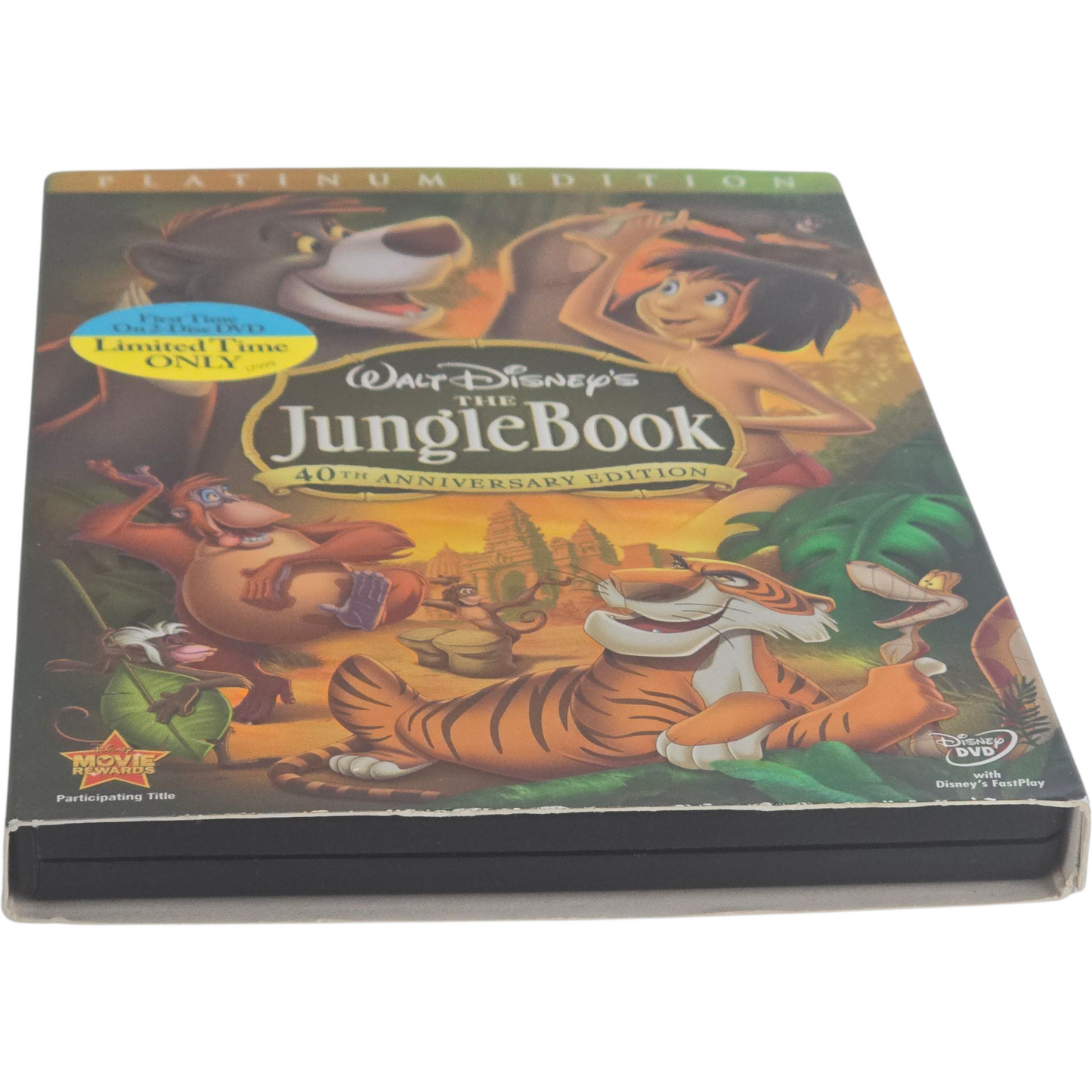 The Jungle Book DVD 2 Disques Classic Disney Platinum Collection Zone 1 US Import