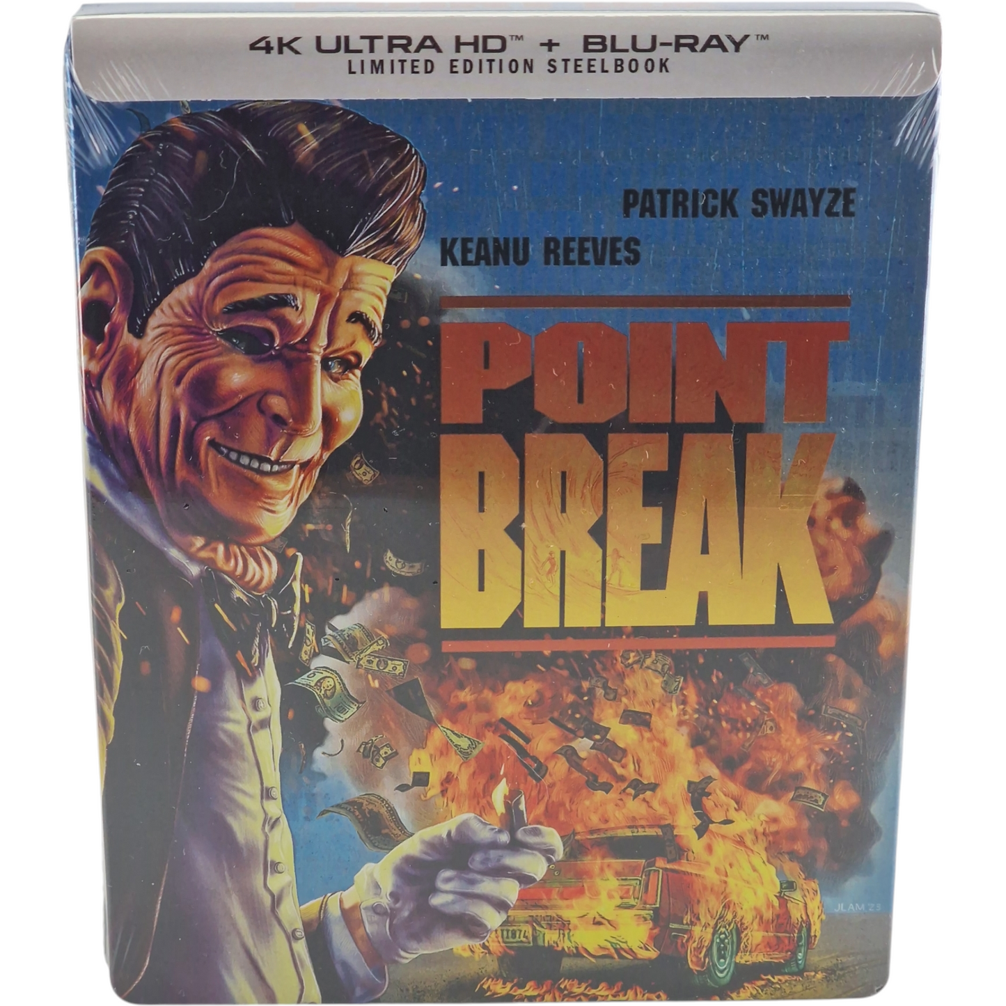 Point Break 1991 SteelBook 4K Ultra HD + Blu-ray Patrick Swayze, Keanu Reeves A