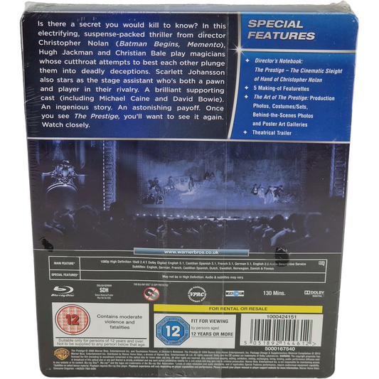 The Prestige - SteelBook Blu-ray - Visuel 3