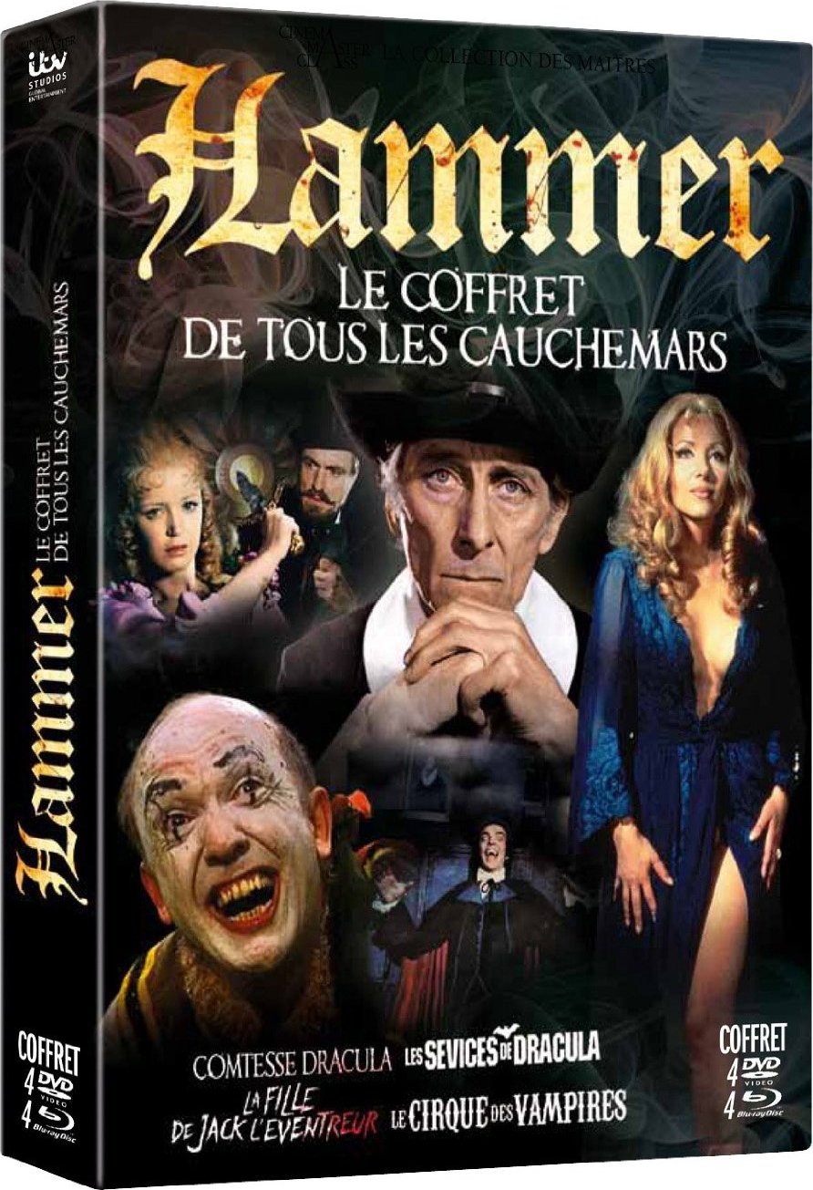 Hammer Blu-ray 4 films Le Coffret de tous les Cauchemars 2014 Peter Sasdy Zone B