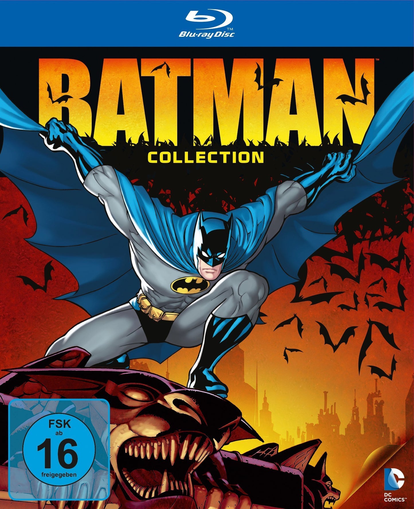 Batman Collection DC Universe 9 Blu-ray Coffret Edition limitée Import VO