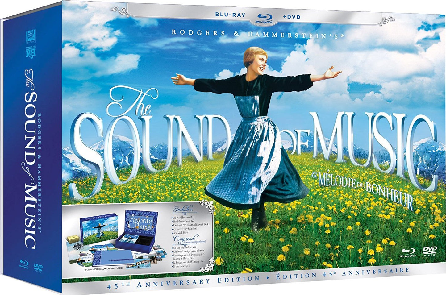 The Sound of Music __La Mélodie du bonheur édition limitée /Blu-ray + CD Zone 1
