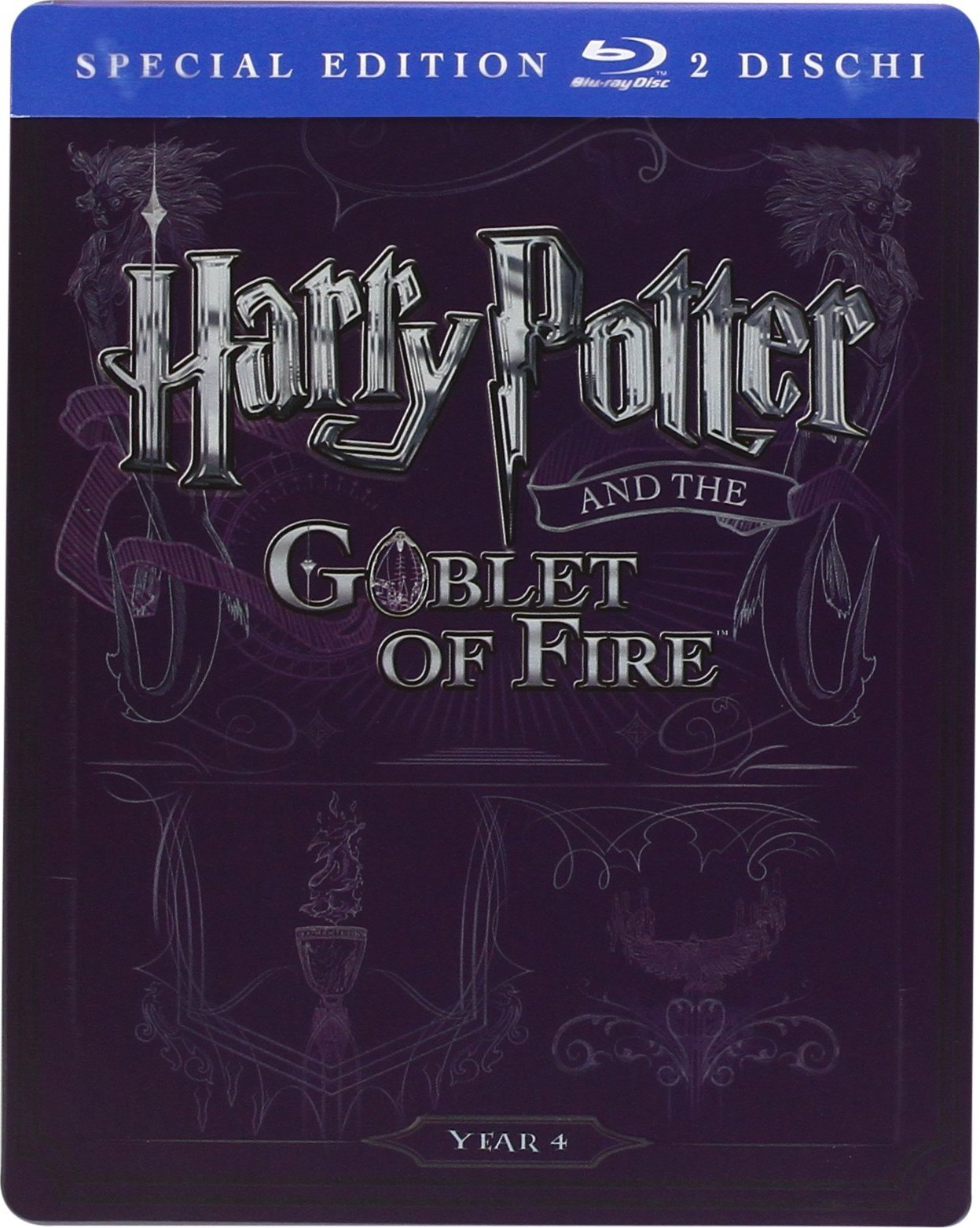Harry Potter et la Coupe de feu Blu-ray SteelBook Débossé (AN 4) Zone B