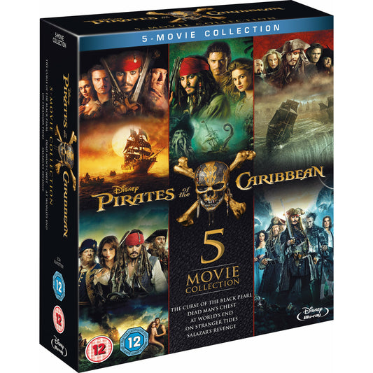 Pirates des Caraïbes - Collection 5 films (2003-2017) - Coffret Blu-ray - Zone B - vue 3
