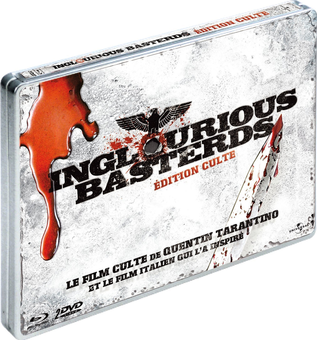 Inglourious Basterds - Coffret 2 films (1978-2009) - SteelBook Blu-ray + DVD - Zone B - vue 9