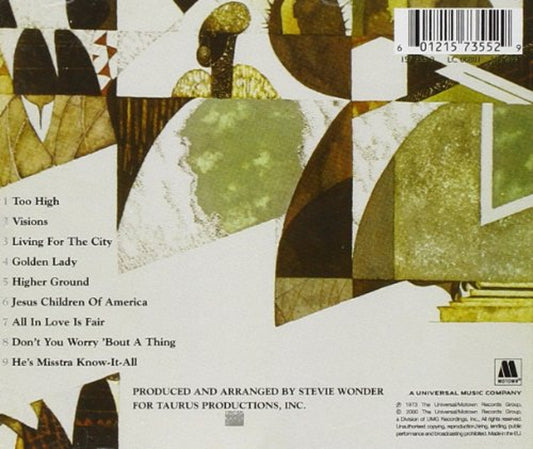 Stevie Wonder - Innervisions - CD - visuel 2