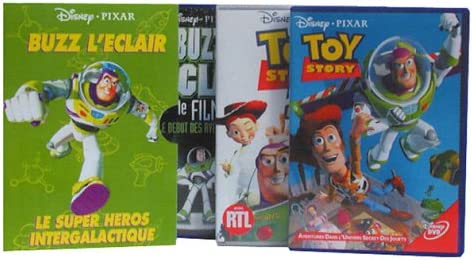 Coffret Buzz l'éclair Toy Story 1 Toy Story 2 Buzz l'éclair Coffret DVD 2001