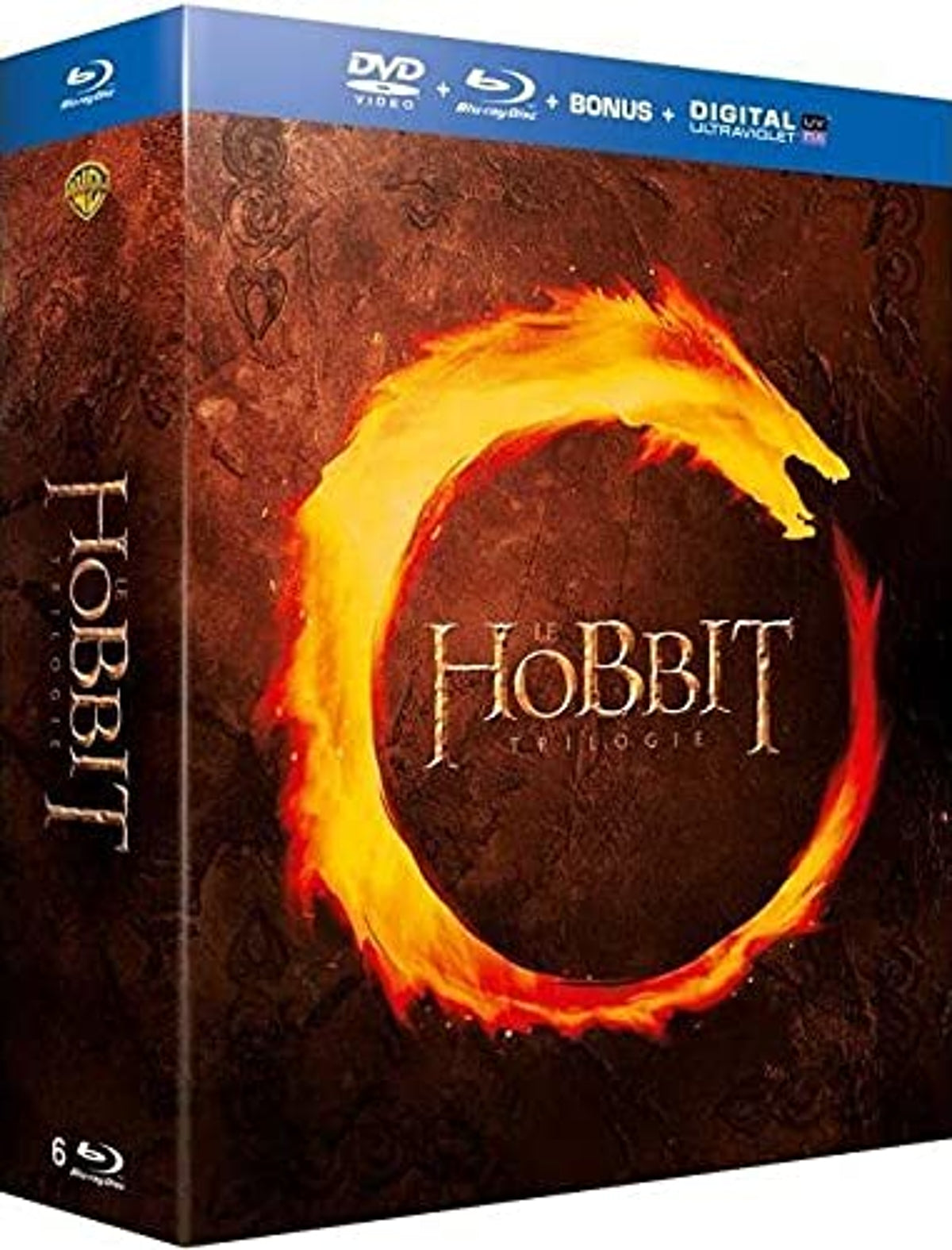 La trilogie du Hobbit Blu-ray + DVD 3 Films  2012-2014  Peter Jackson Region B