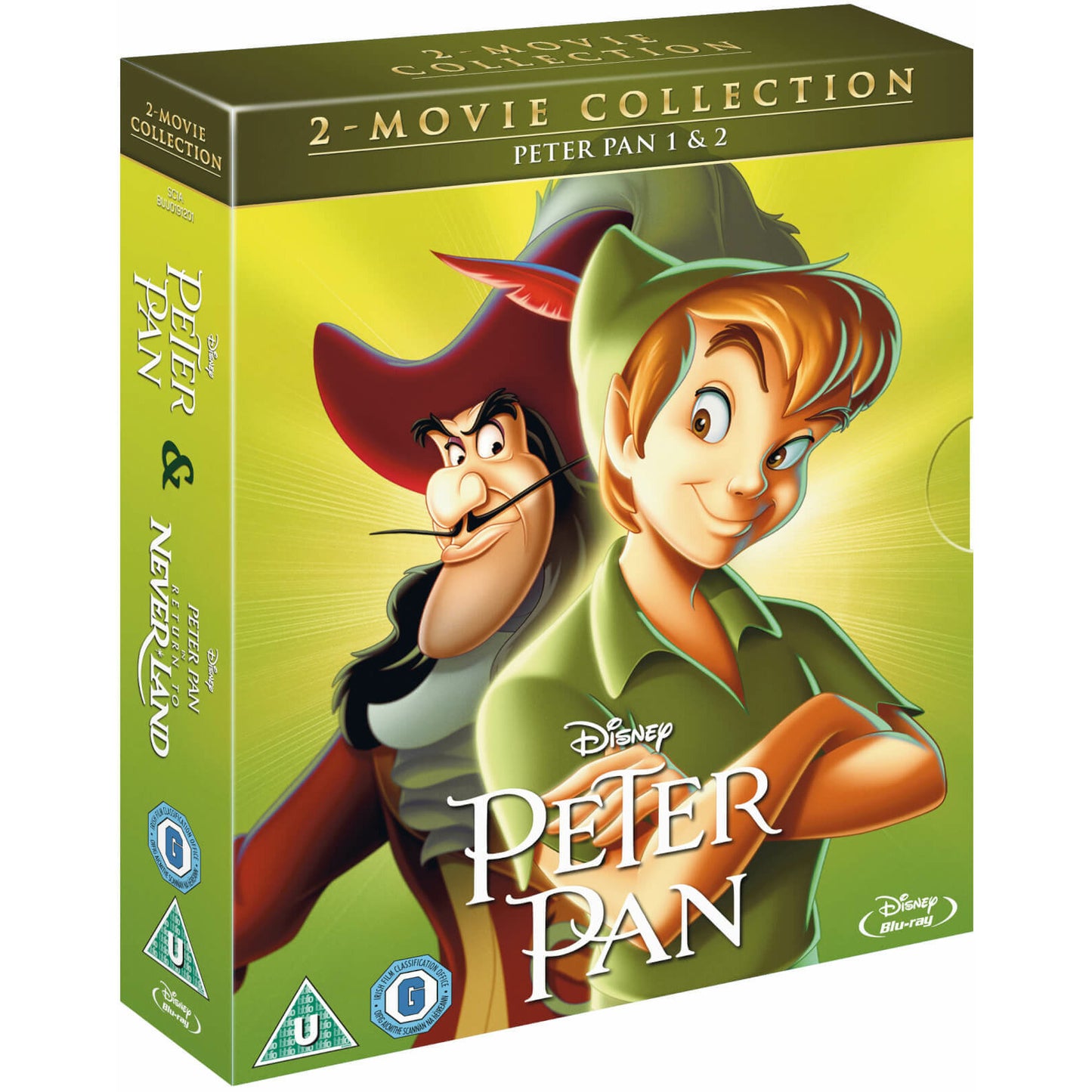 Peter Pan/Pan 2 : Retour au Pays imaginaire Collection 2 films Blu-ray région Libre