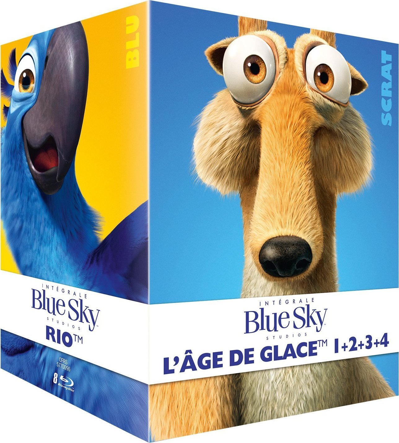 Blue Sky :Blu-ray L'intégrale des 8 films Animation Blu-ray Zone libre ____FR