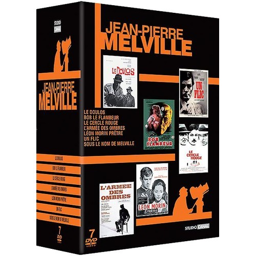 Jean-Pierre Melville Coffret 7 Films DVD Belmondo Alain Delon Lino Ventura Zone 2