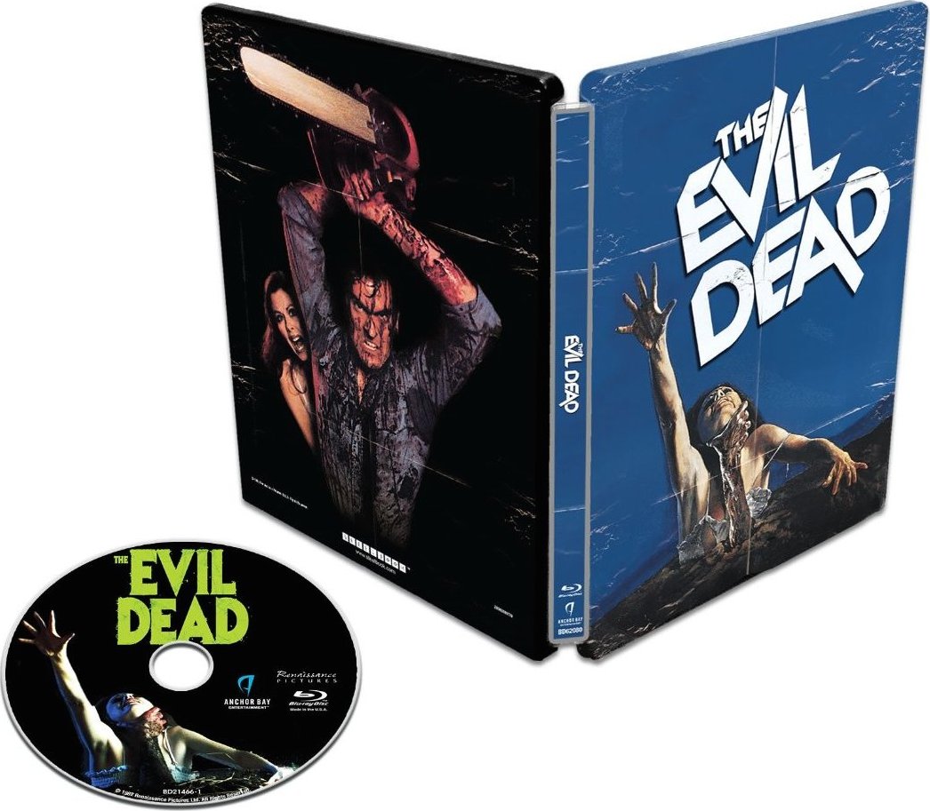 The Evil Dead Sam Raimi 1981 Blu-ray Steelbook Bruce Campbell 2014 Region A