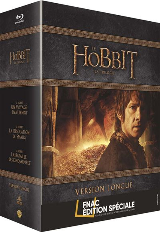 Le Hobbit - Trilogie version longue (2012) - Coffret Blu-ray - Zone B - vue 2