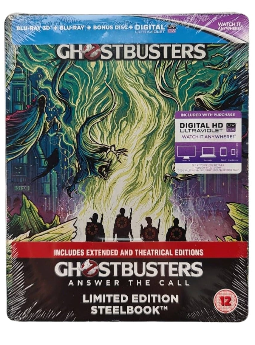 Ghostbusters : Blu-ray 3D + Blu-ray Steelbook 2016 Zavvi Limitée 2 Cuts Libre