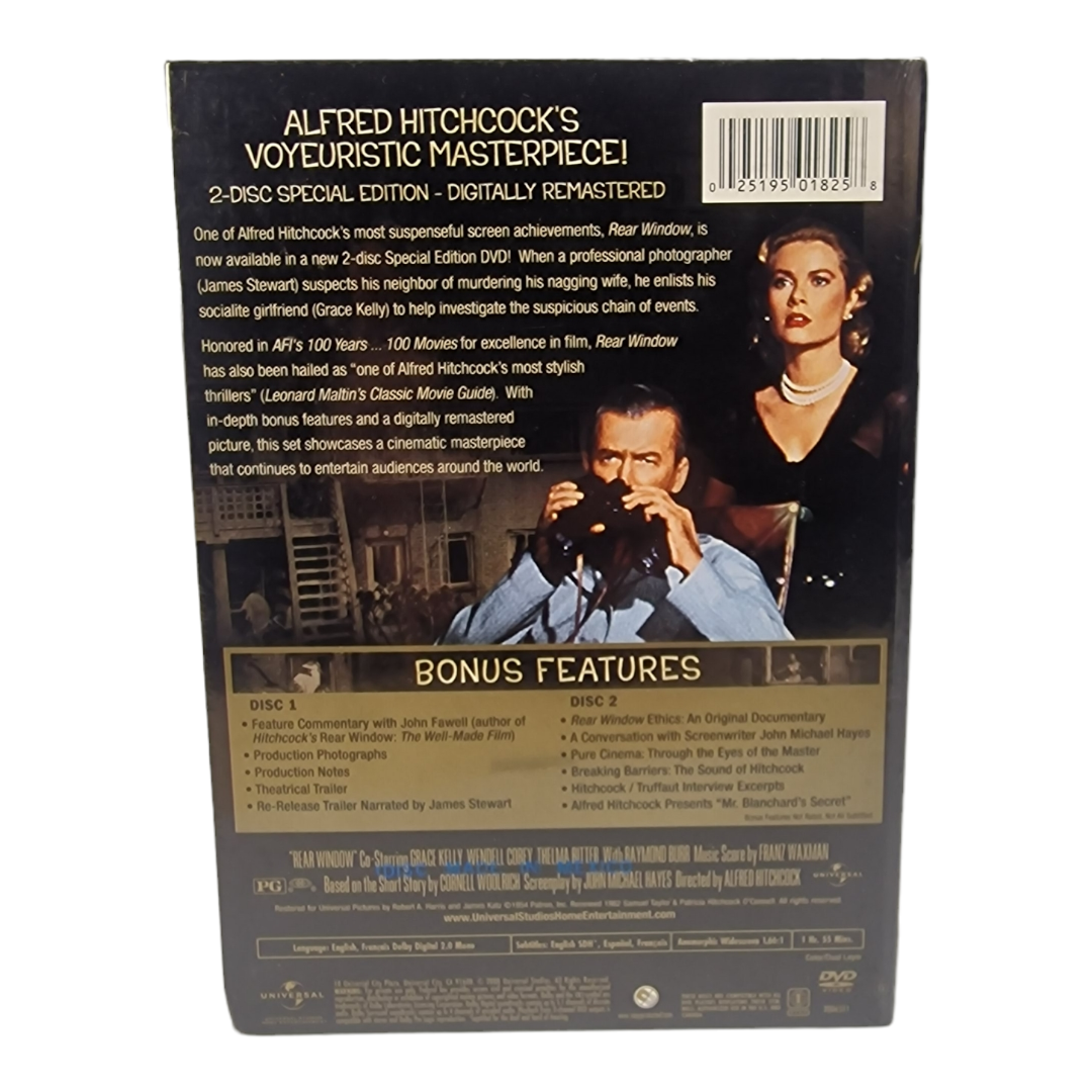 Rear Window DVD DigiPack James Stewart, Grace Kelly Alfred Hitchcock  2008 Zone 1 VF