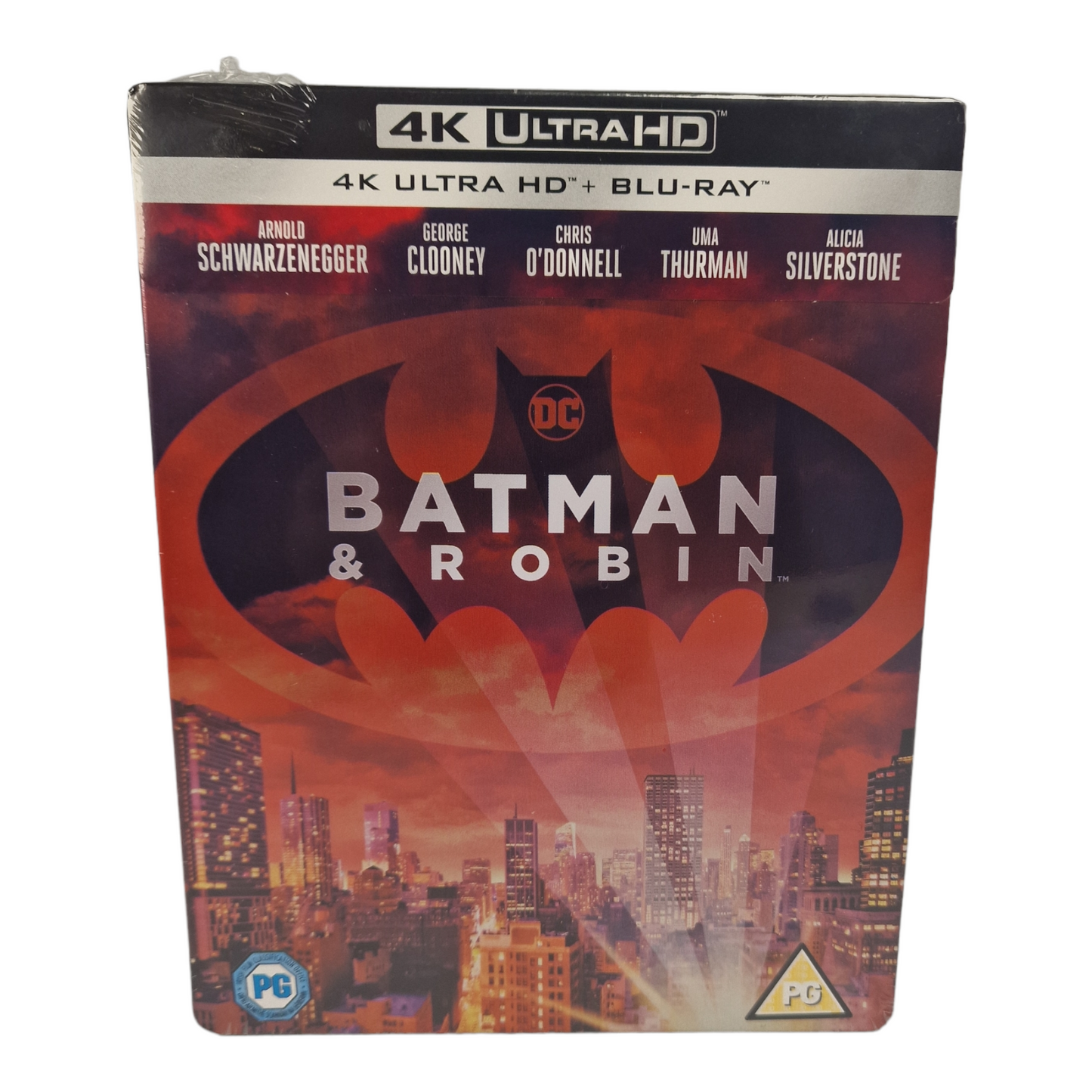 Batman & Robin 4K Ultra HD +Blu-ray SteelBook Zavvi Exclusif 2019 Zone Libre