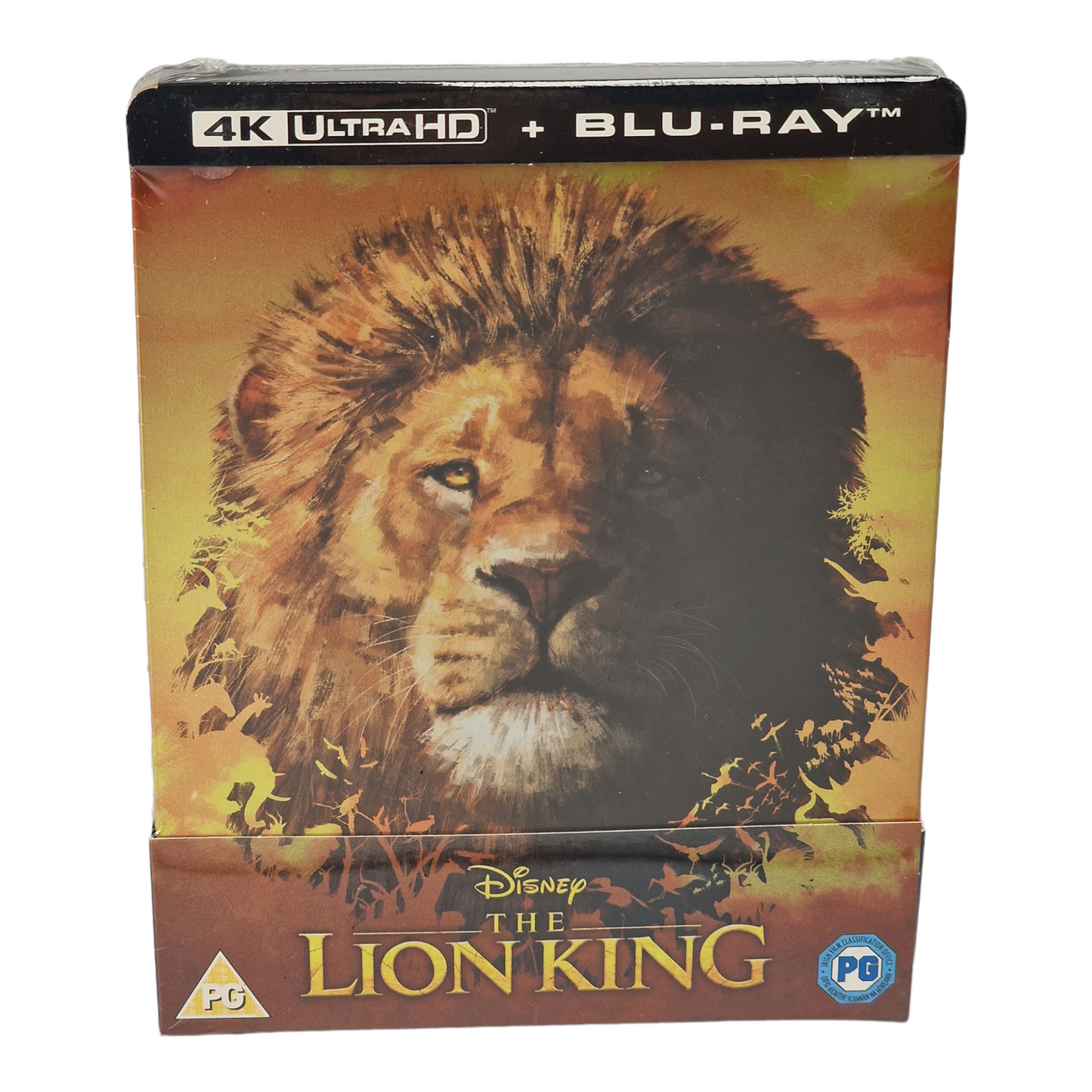 Le Roi Lion Film 4K Ultra HD + Blu-ray Steelbook Zavvi Disney 2018 Region B