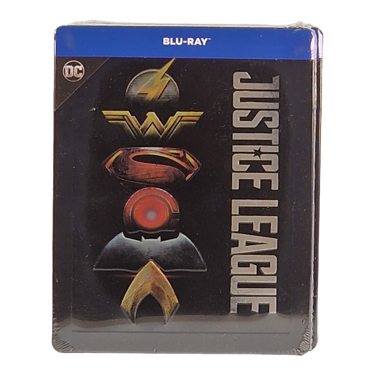 Justice League Zack Snyder Blu-ray SteelBook Débossé Ben Affleck B