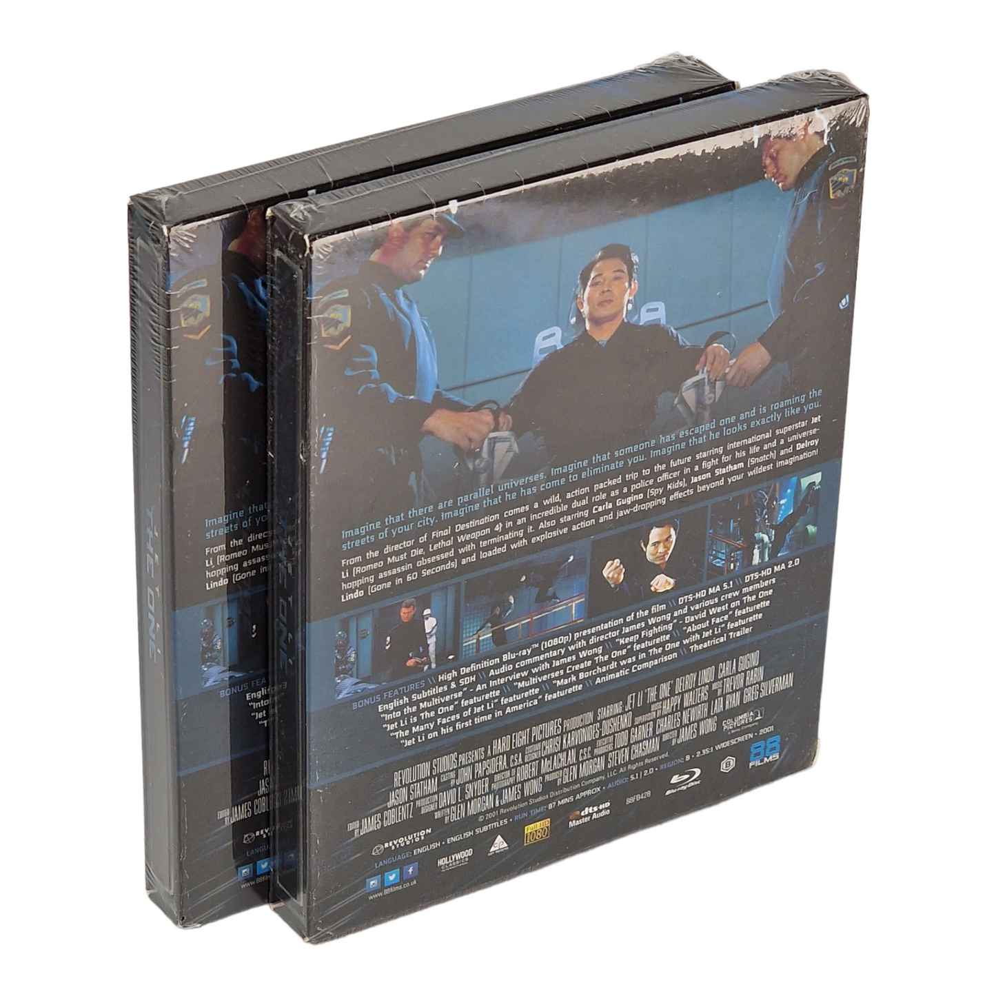 The One Blu-ray SteelBook Jet Li Jason Statham 2001 James Wong 2021 Zone B