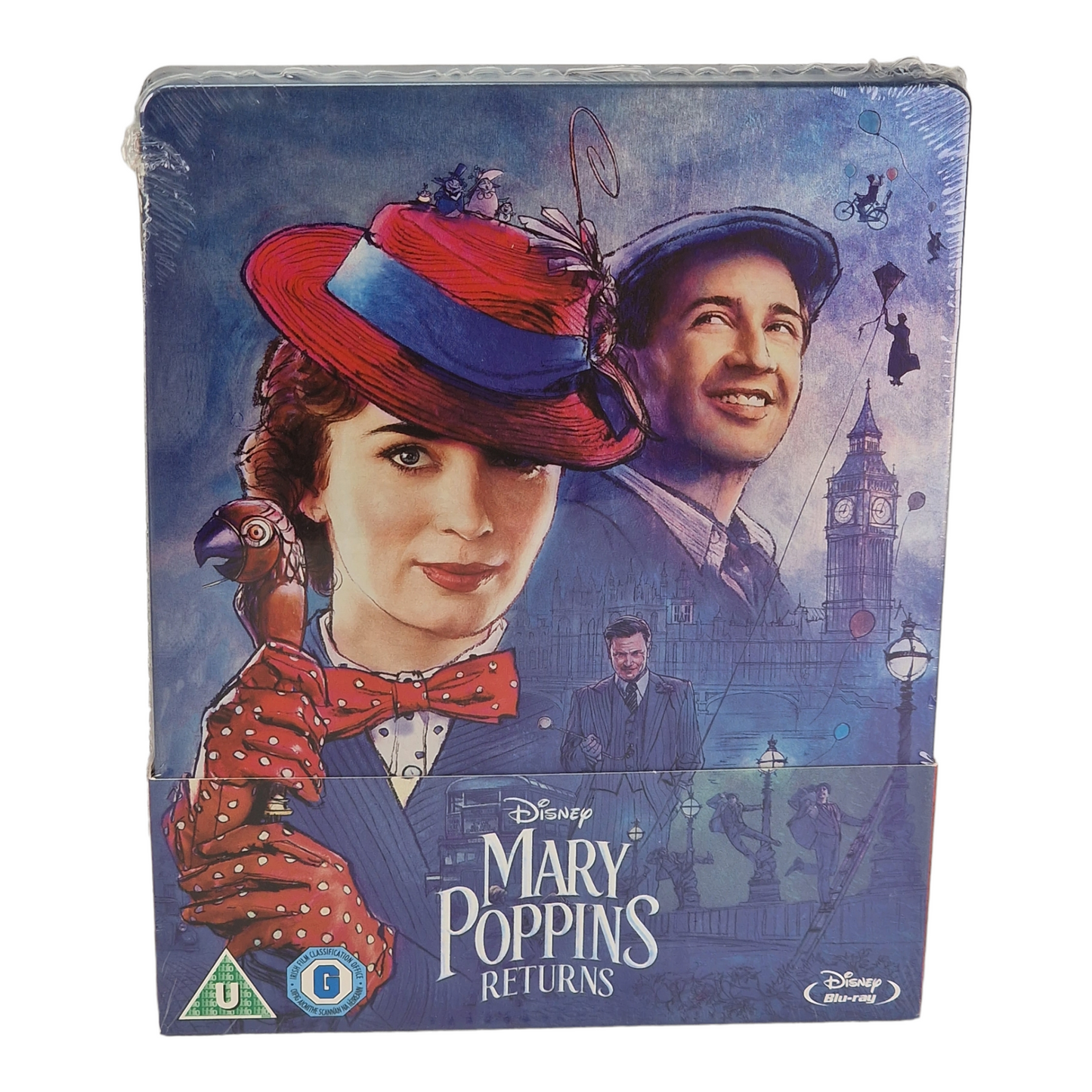 Le Retour de Mary Poppins Emily Blunt Blu-ray Steelbook Zavvi éxclusif Region B