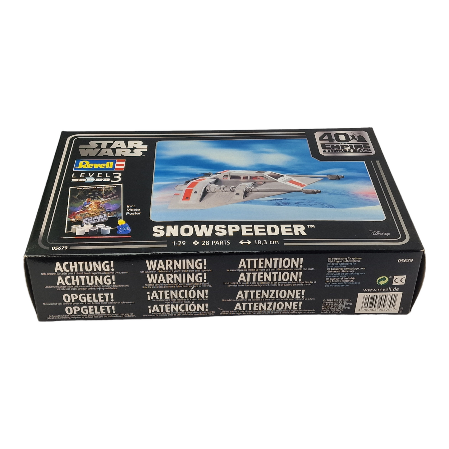 Star Wars Maquette1/28 Revell-5679, Snowspeeder modélisme Non laqué