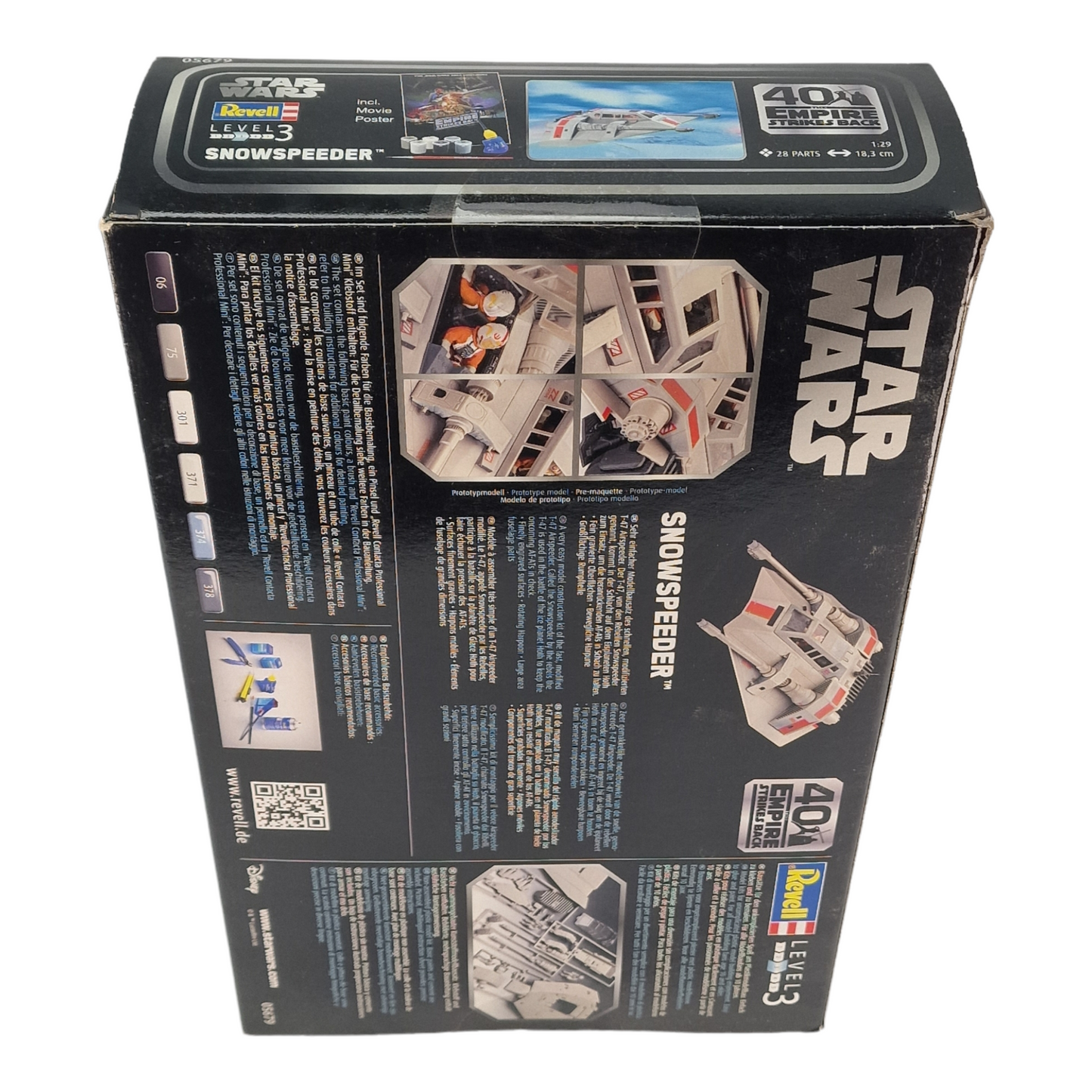 Star Wars Maquette1/28 Revell-5679, Snowspeeder modélisme Non laqué