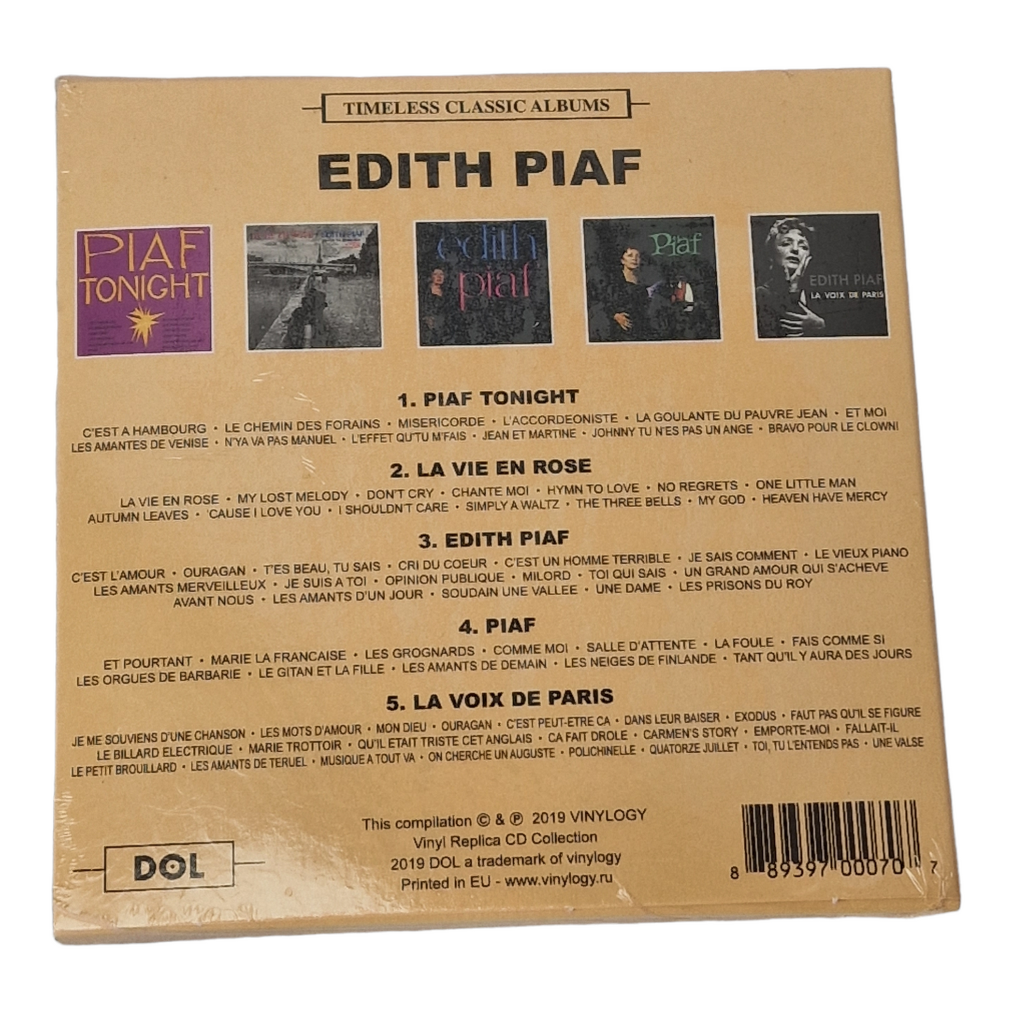 Edith Piaf 5X CD ___Timeless Classic Albums