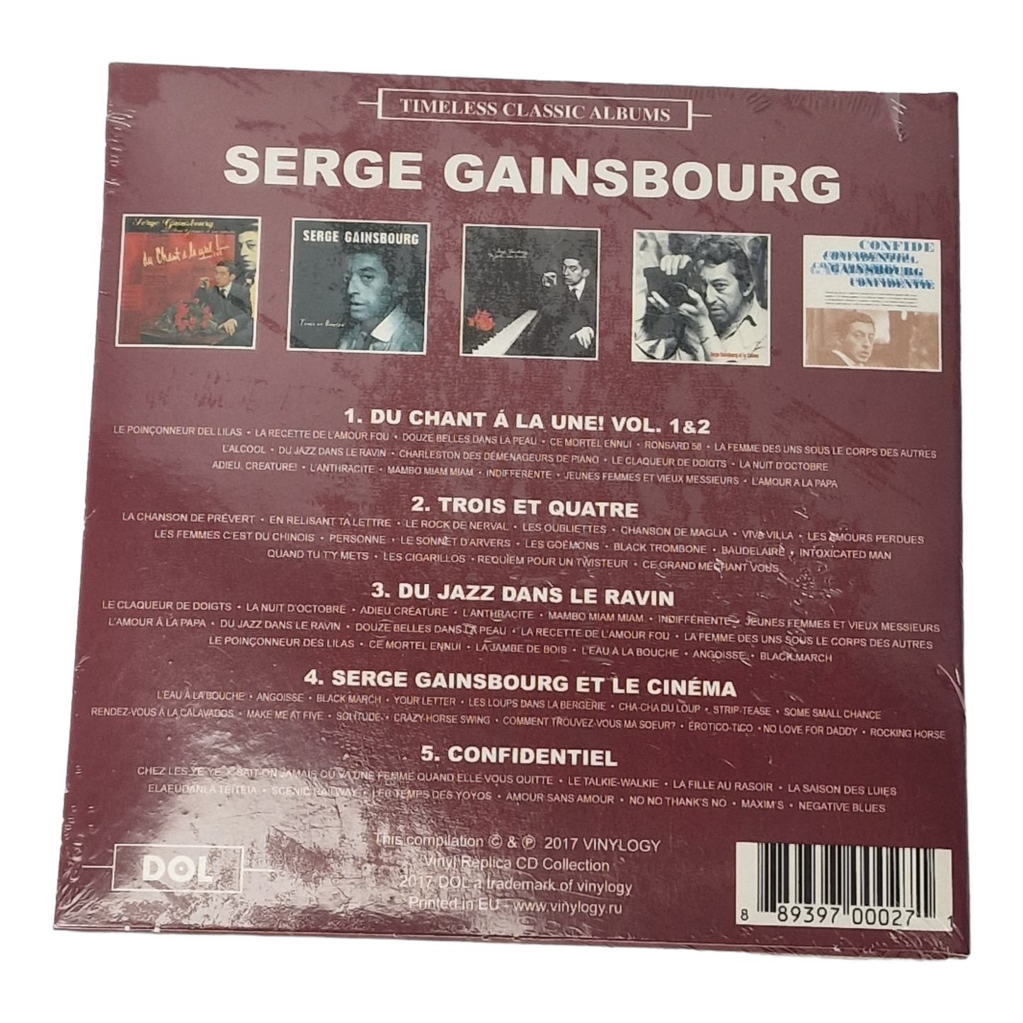 Serge Gainsbourg 5X CD ___Timeless Classic Albums