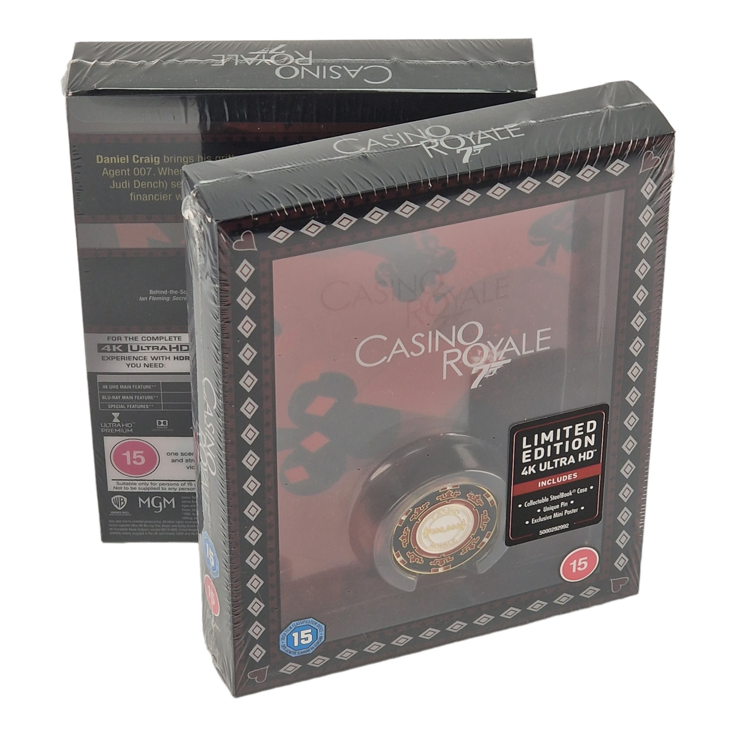 Casino Royale 4K Ultra HD Blu-ray +Blu-ray SteelBook Titans of Cult Zavvi Zone B