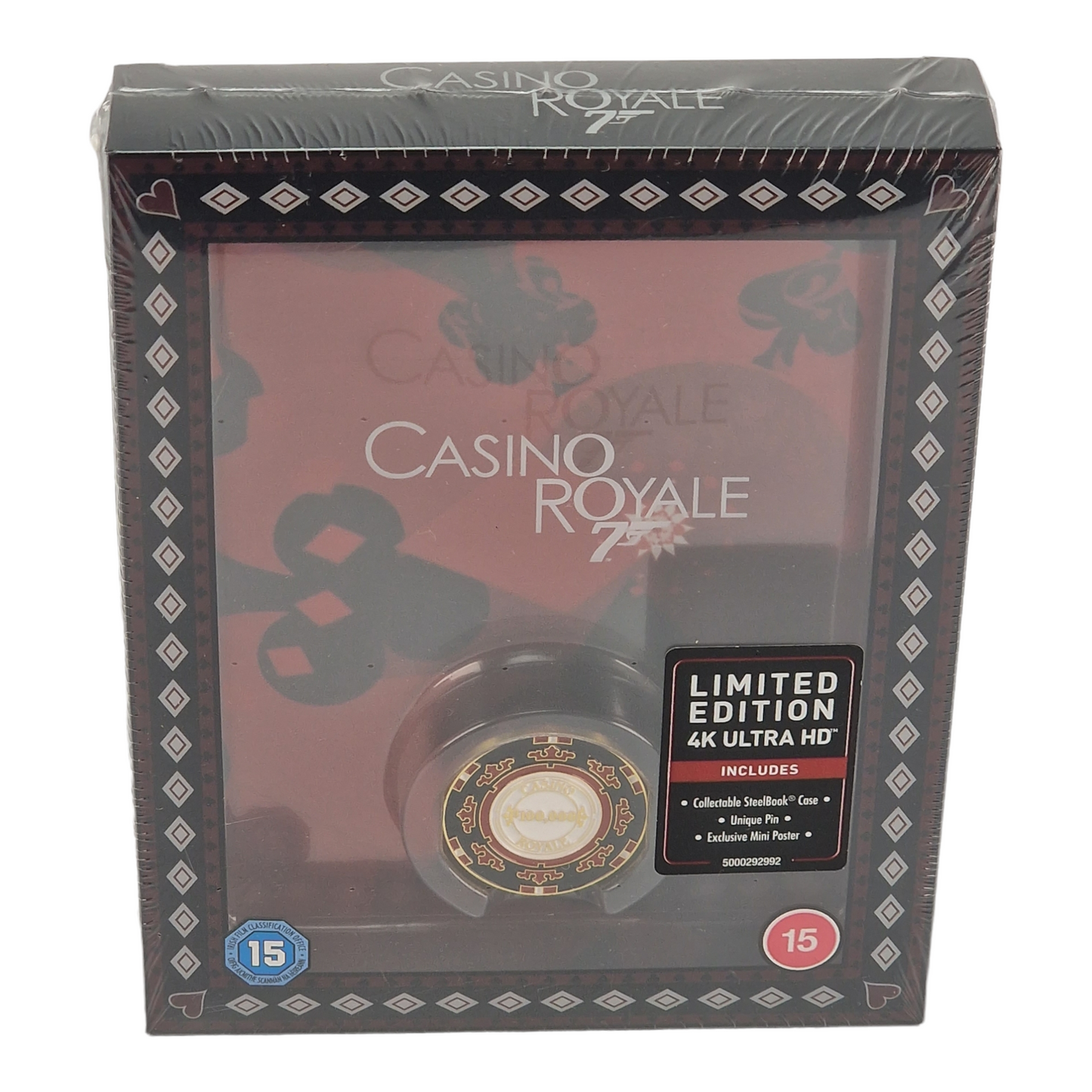 Casino Royale 4K Ultra HD Blu-ray +Blu-ray SteelBook Titans of Cult Zavvi Zone B