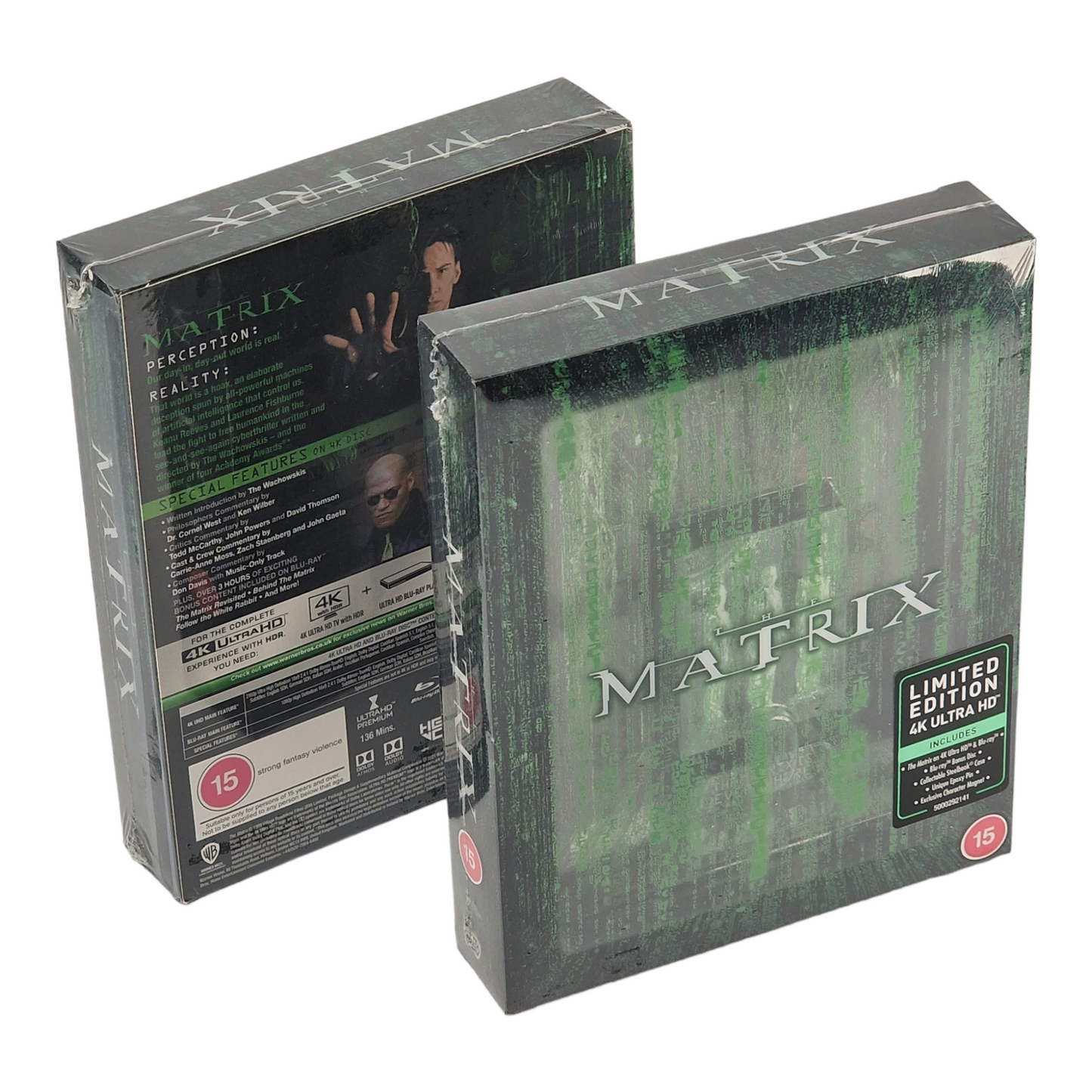 Matrix 1999 4K Ultra HD Blu-ray + Blu-ray SteelBook Titans of Cult Zone Libre