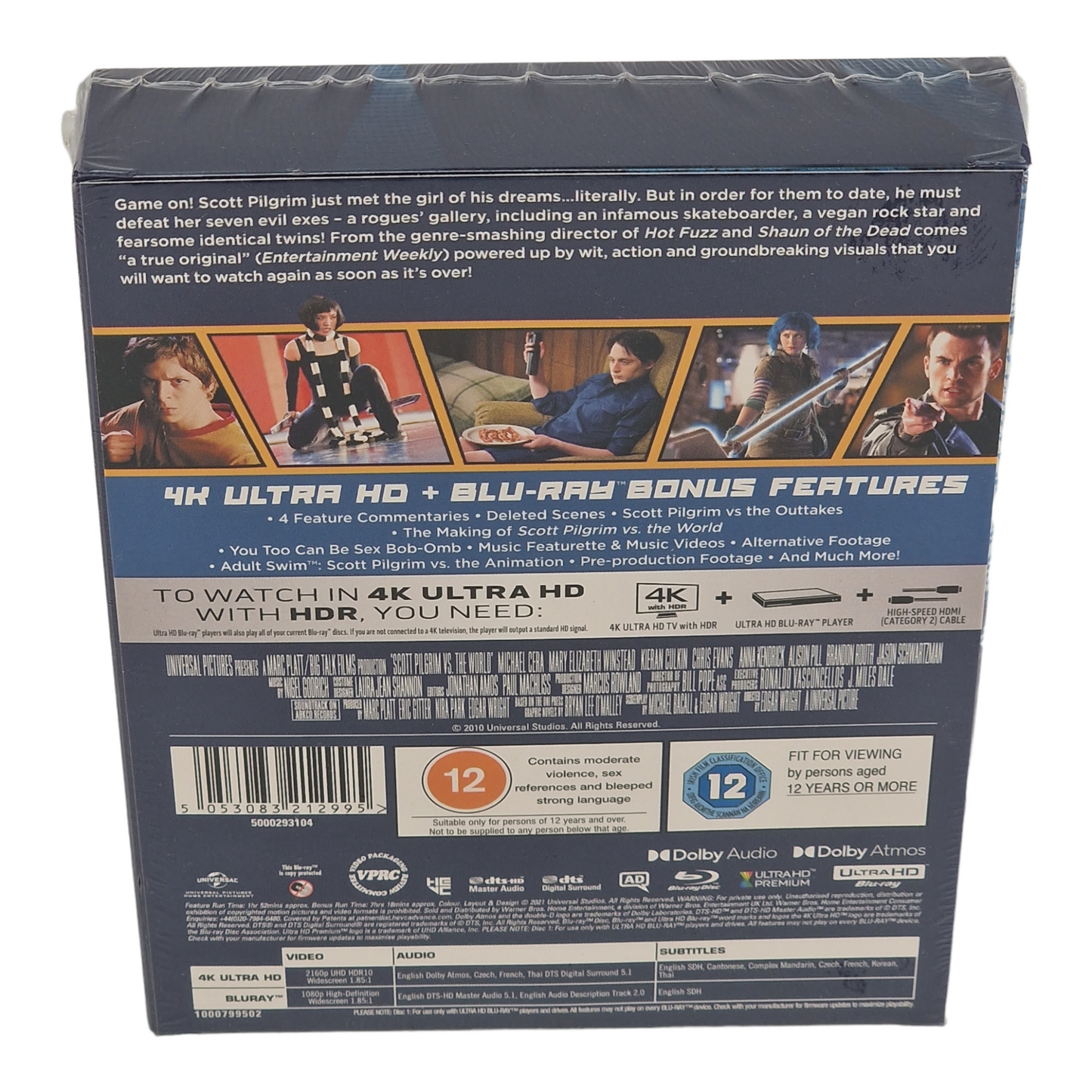 Scott Pilgrim vs.the World 4K Ultra HD Blu-ray SteelBook Titans of Cult Zone B