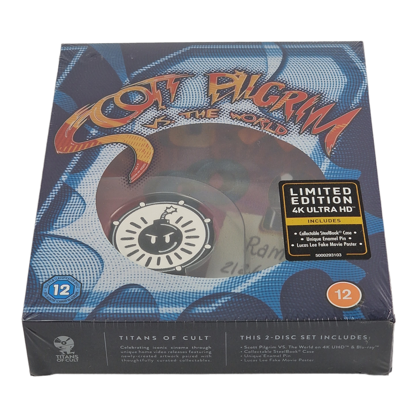 Scott Pilgrim vs.the World 4K Ultra HD Blu-ray SteelBook Titans of Cult Zone B
