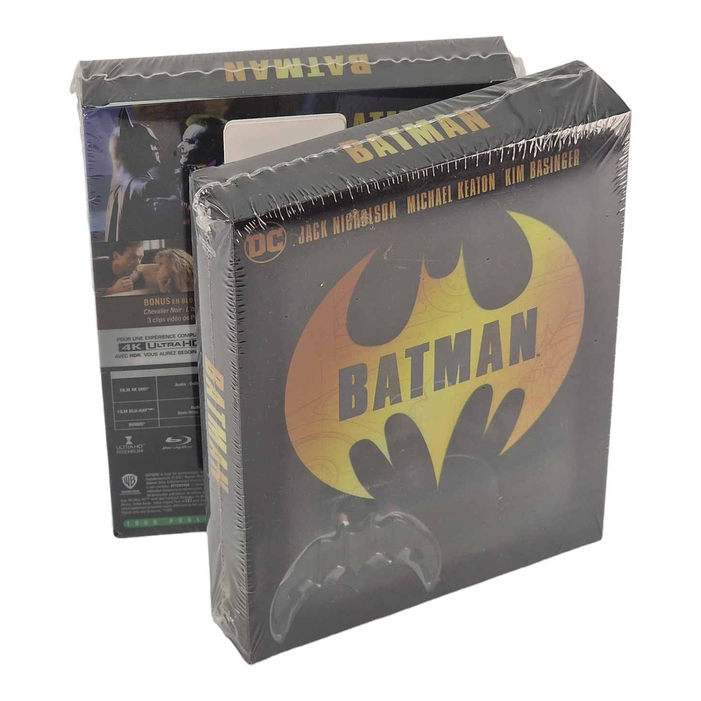 Batman 1989 4K Ultra HD Blu-ray +Blu-ray SteelBook Titans of Cult Jack Nicholson