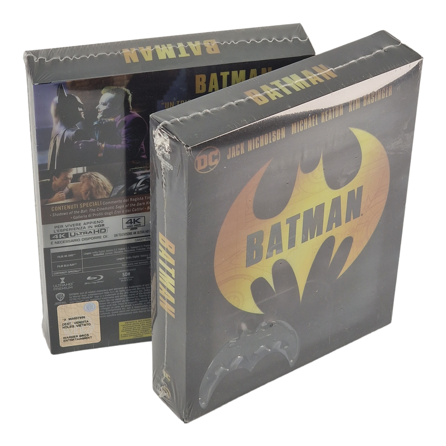 Batman 1989 4K Ultra HD Blu-ray + Blu-ray SteelBook Titans of Cult Zone B