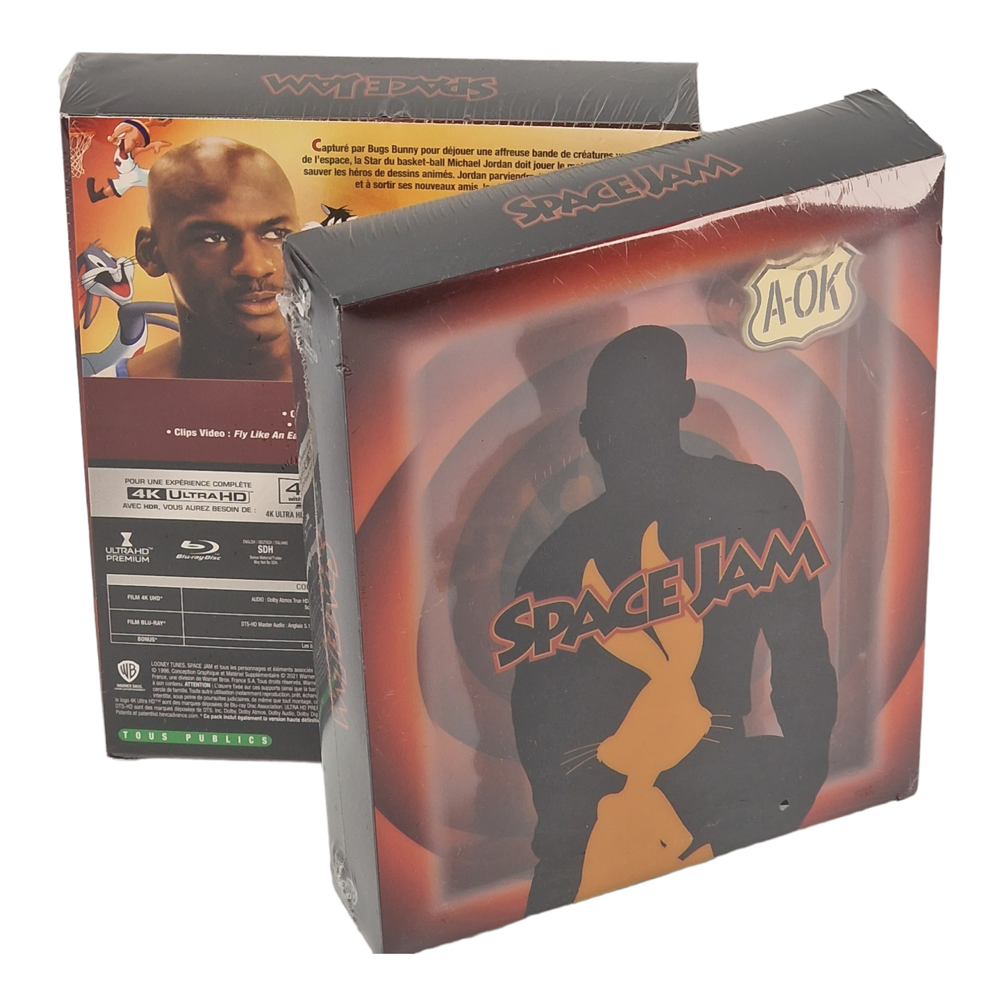 Space Jam 4K Ultra HD Blu-ray + Blu-ray SteelBook Titans of Cult Jordan Zone B