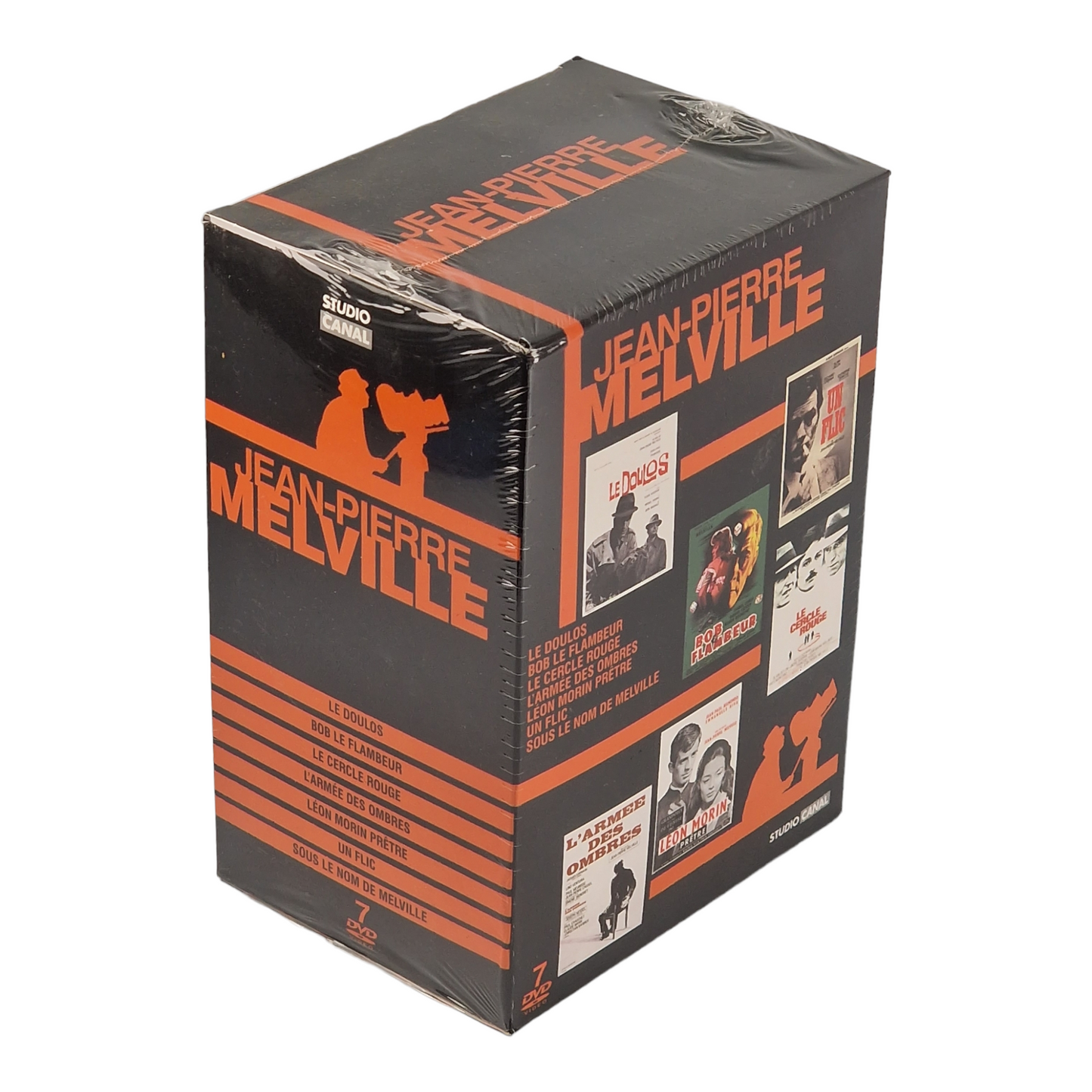 Jean-Pierre Melville Coffret 7 Films DVD Belmondo Alain Delon Lino Ventura Zone 2