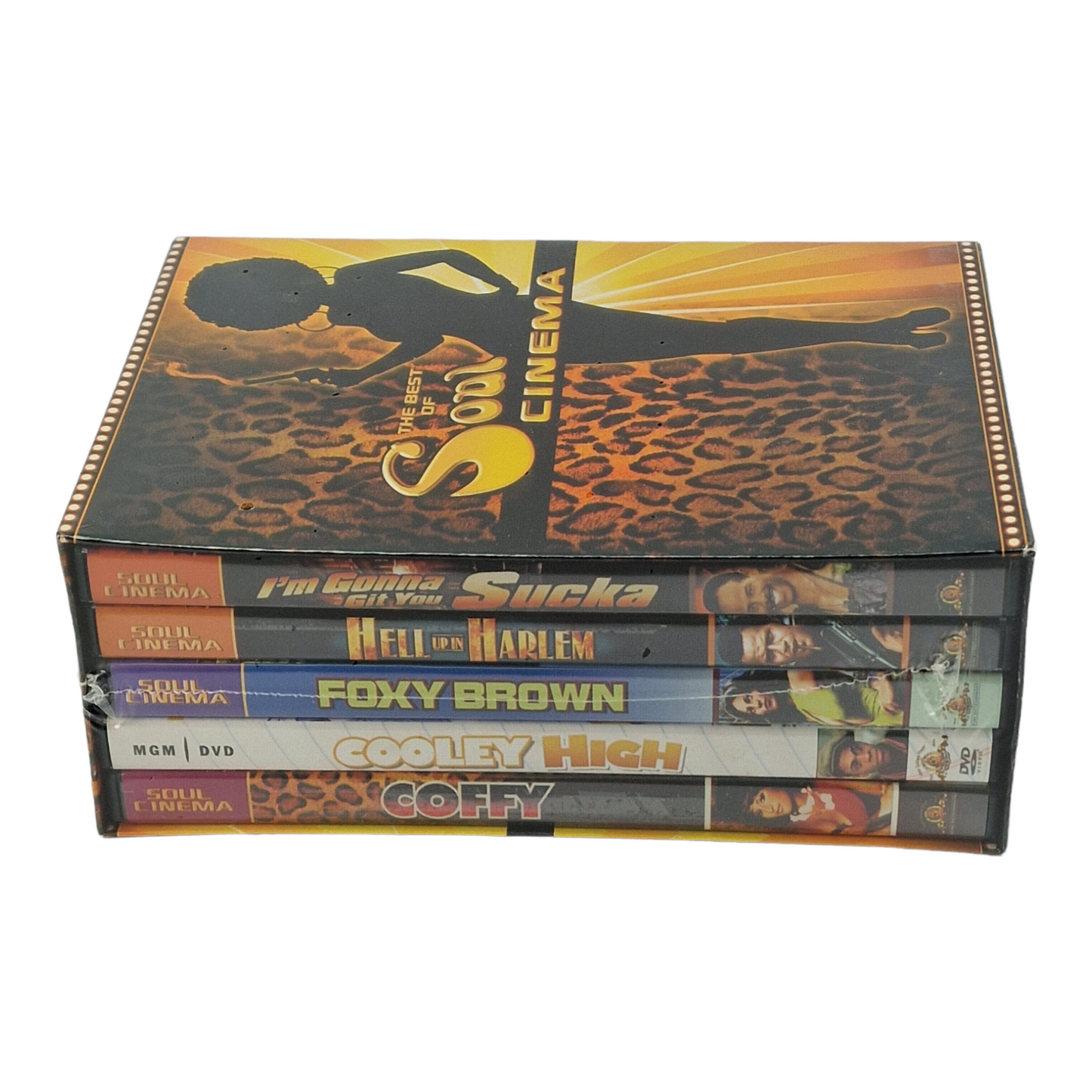 The Best of Soul Cinema 5 DVD Films + CD Collection 1973-1988 US import Zone 1