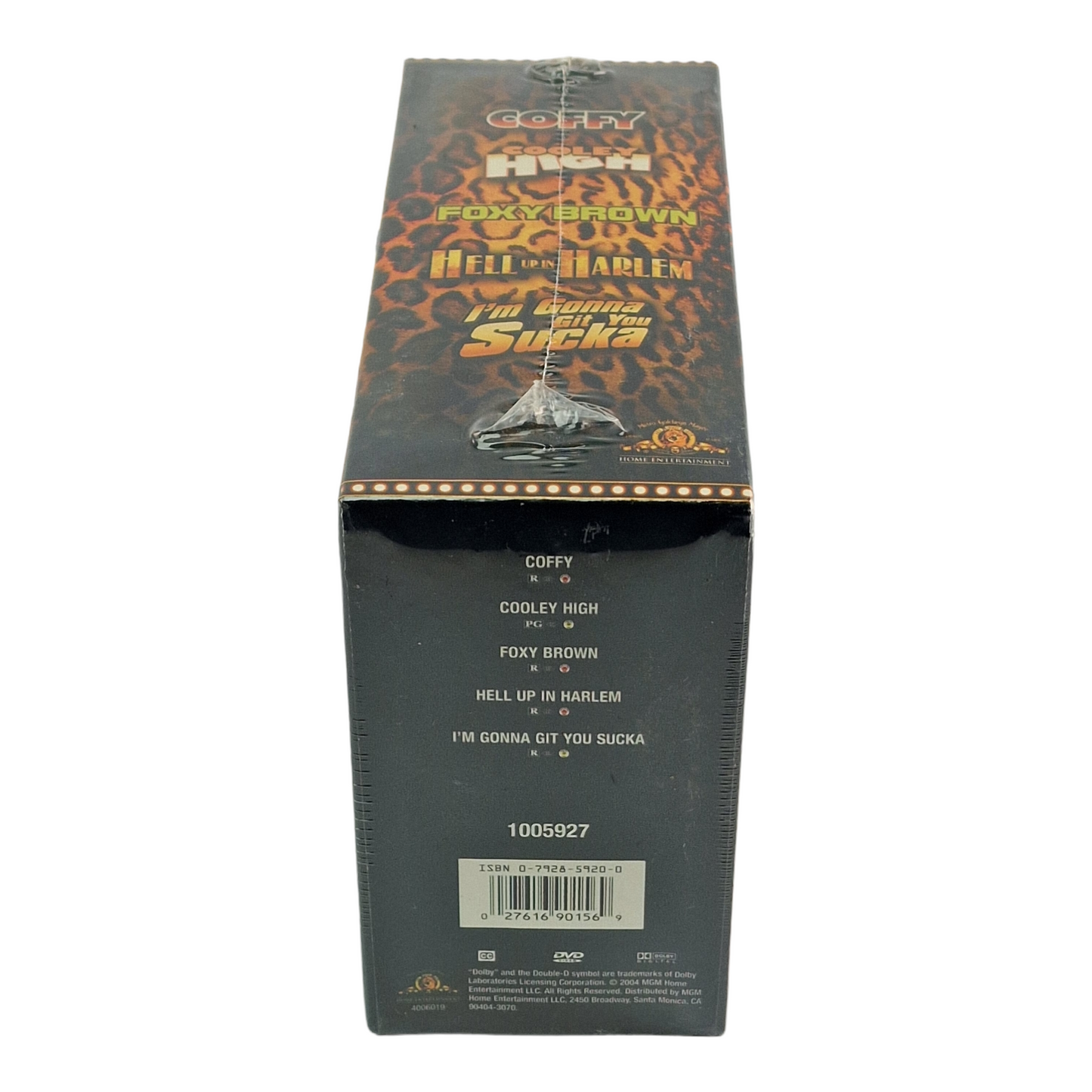The Best of Soul Cinema 5 DVD Films + CD Collection 1973-1988 US import Zone 1
