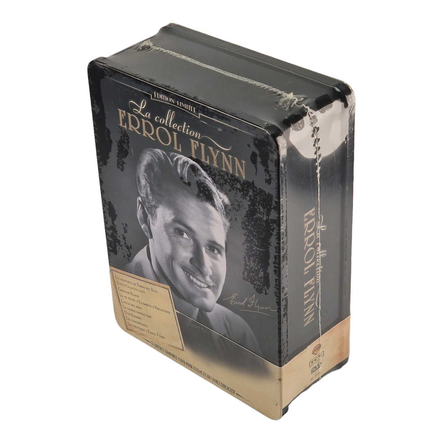 La Collection Errol Flynn 8 X DVD Boîtier Métal Édition Collector 1 livret 2005 B