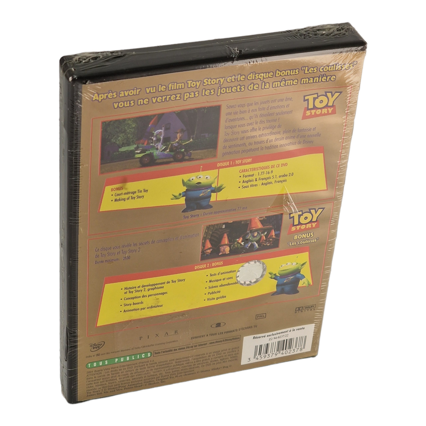 Toy Story édition Collector 2X DVD Version Française 2001