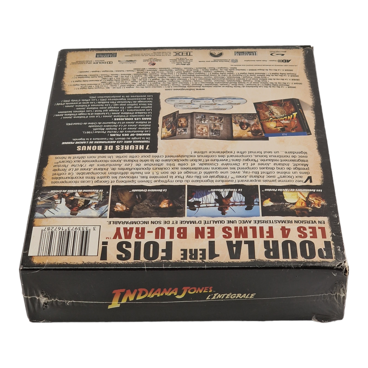 La collection complète d'Indiana Jones Blu-ray DigiPack L'Intégrale 4 Films 2012