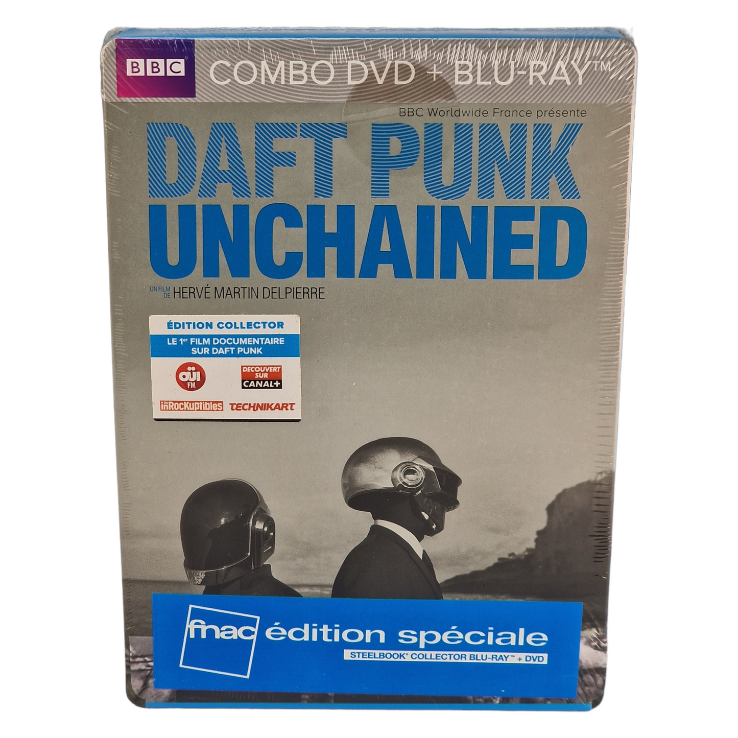 Daft Punk Unchained (2015) (Steelbook Edition) (Blu-Ray & DVD Combo) Reg.A/B/C