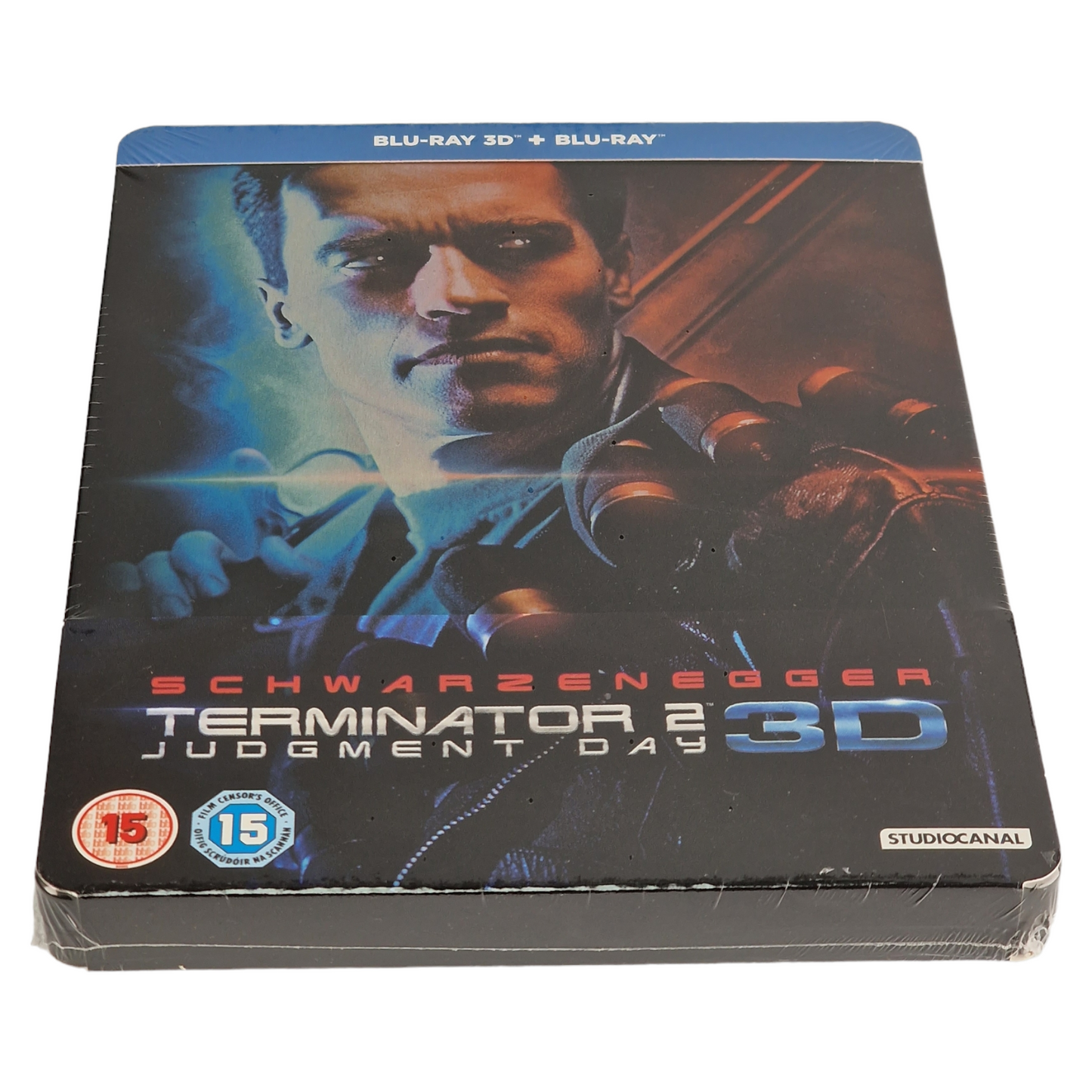 Terminator 2 Judgment Day Blu-ray 3D + Blu-ray SteelBook Zavvi 2000 Ex Zone B