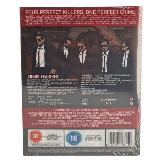 Reservoir Dogs (1992) - SteelBook Blu-ray - Zone B - vue 3