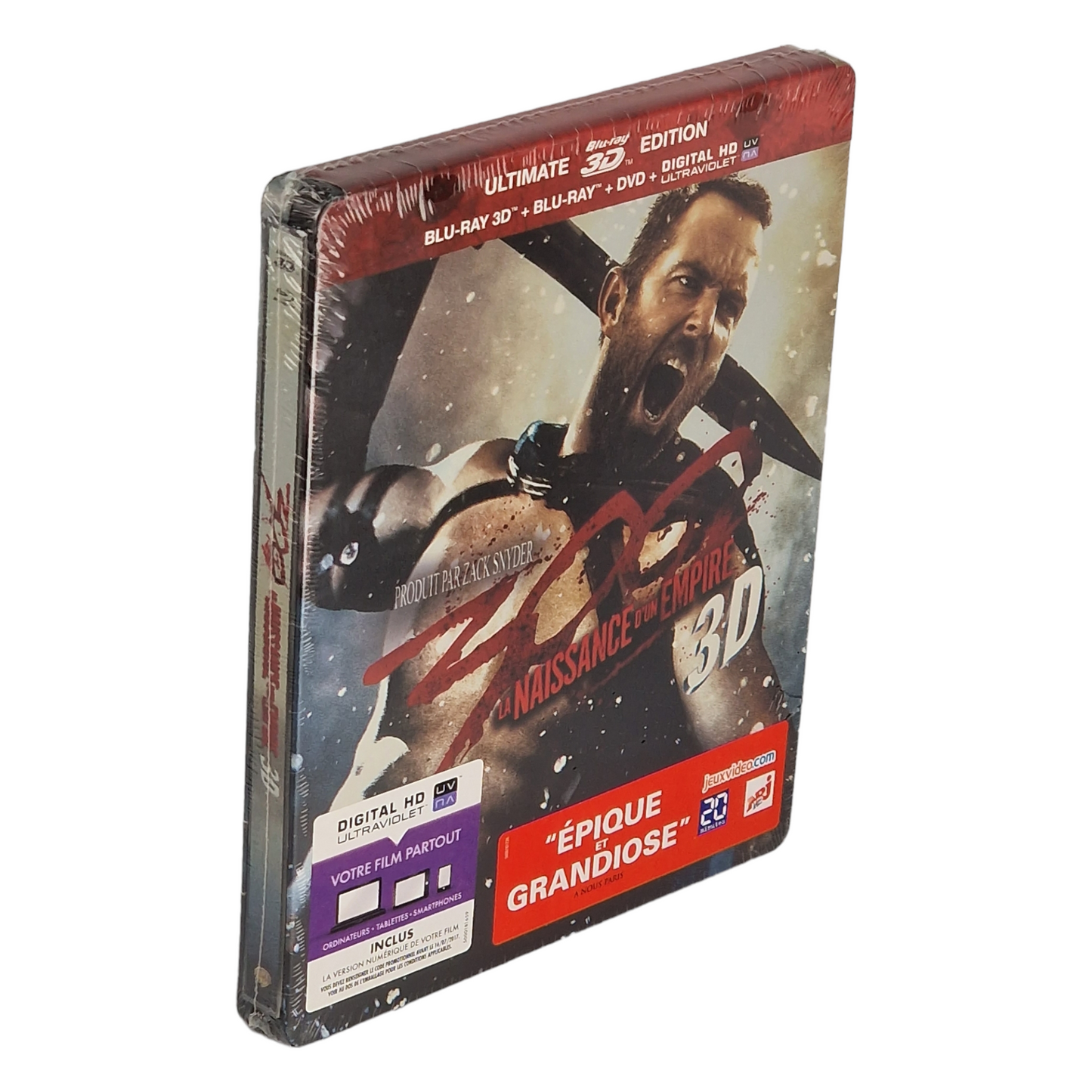 300 : Rise of an Empire Blu-ray 3D + Blu-ray + DVD SteelBook 2014 Region B