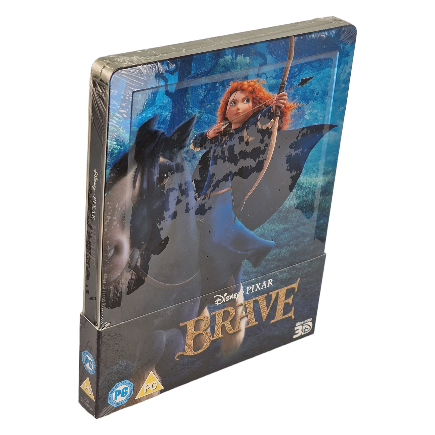 Brave Blu-ray 3D + Blu-ray SteelBook Disney Zavvi Edition limitée 2014 Region B