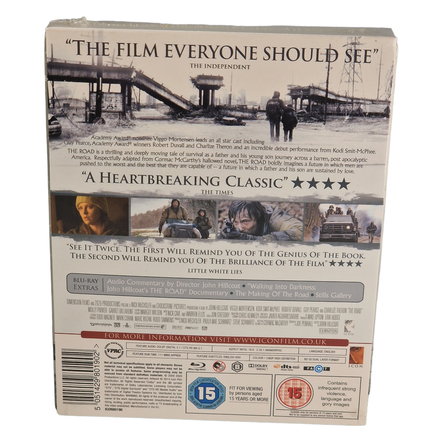 La Route Blu-ray SteelBook Zavvi 2014 Viggo Mortensen limitée 2000 Ex Region B
